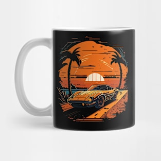 Car Sunset Mug